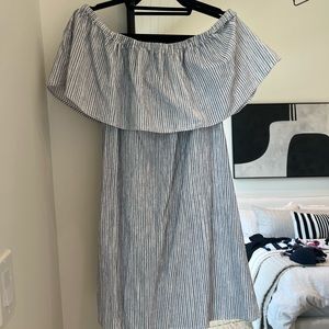 I Crew off the shoulder dress